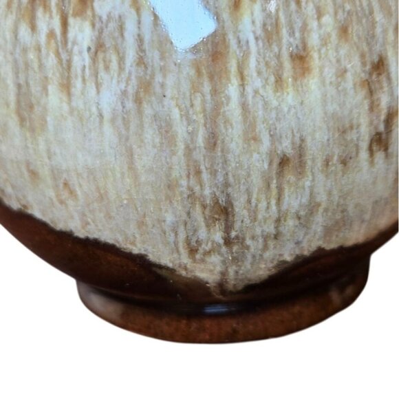 Vintage Pottery Teapot, Clay Pottery Drip Glazed, Single Cup Teapot, Hand Made, - Picture 5 of 9